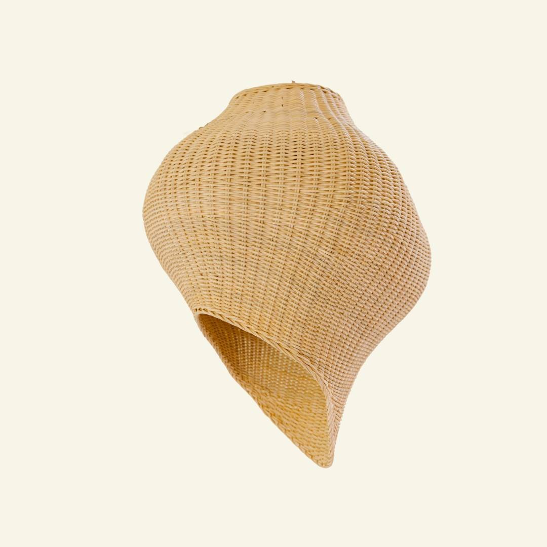 Rattan Shell Pendant/Wicker lampshade
