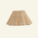 Rattan Wave Lampshade Large